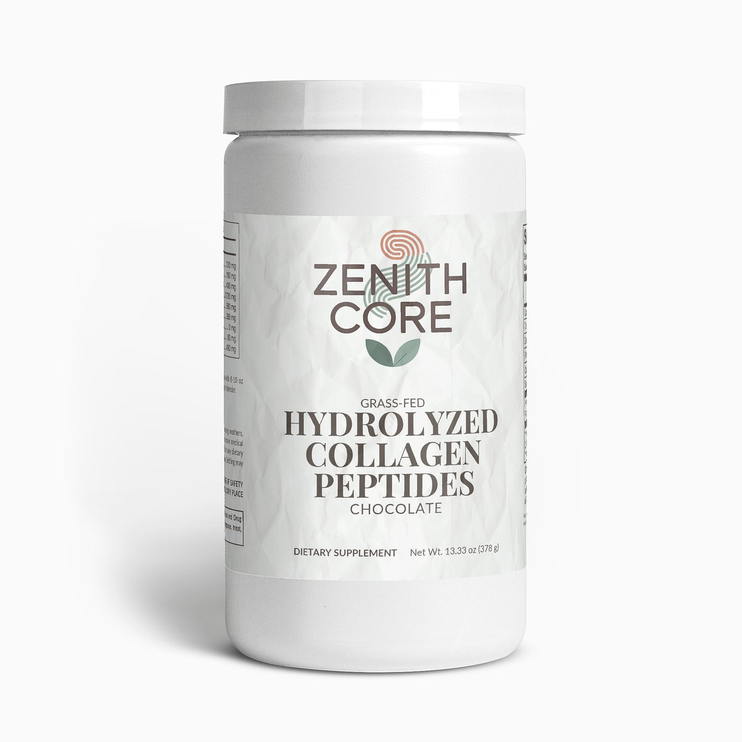 Grass-Fed Hydrolyzed Collagen Peptides (Chocolate)