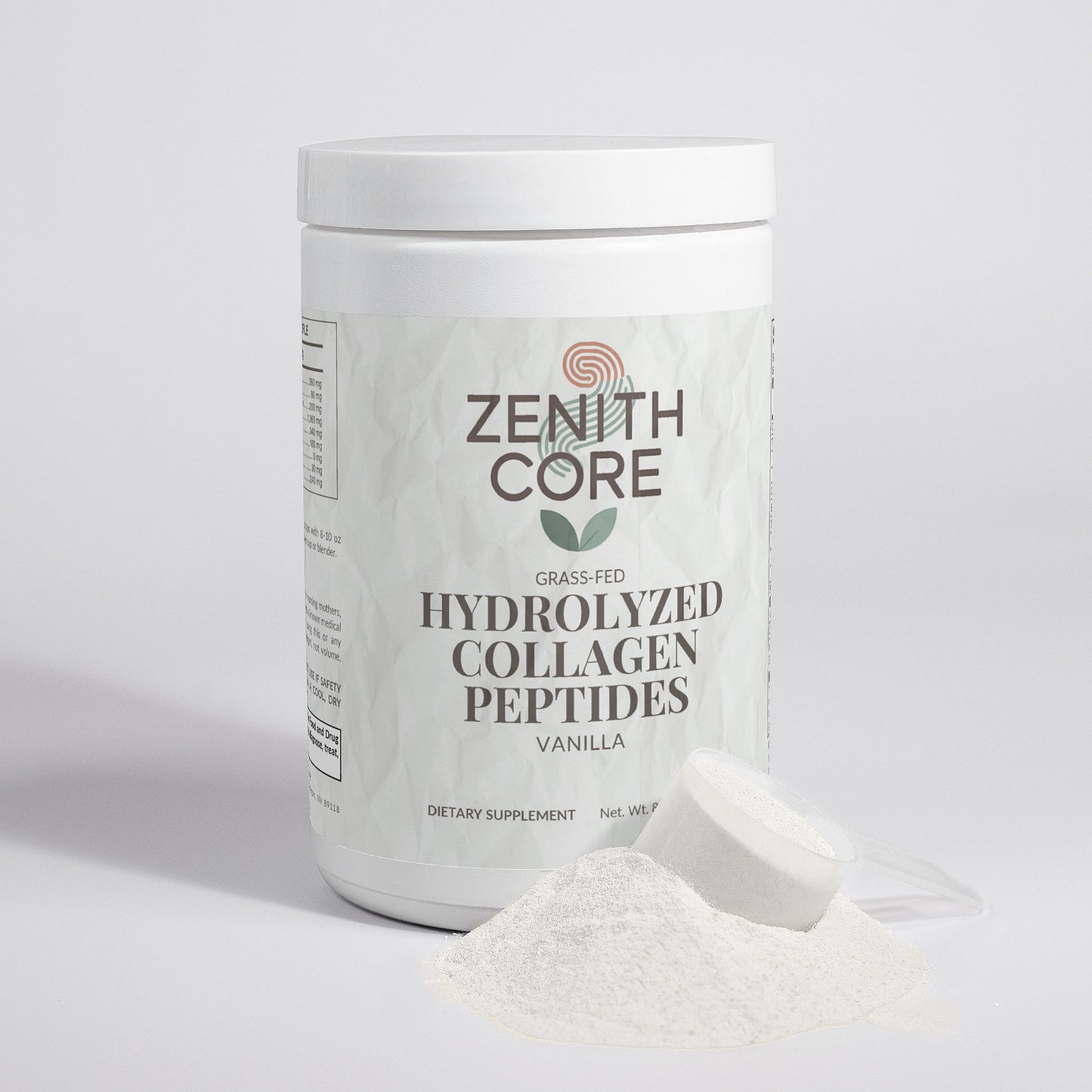 Grass-Fed Hydrolyzed Collagen Peptides (Vanilla)