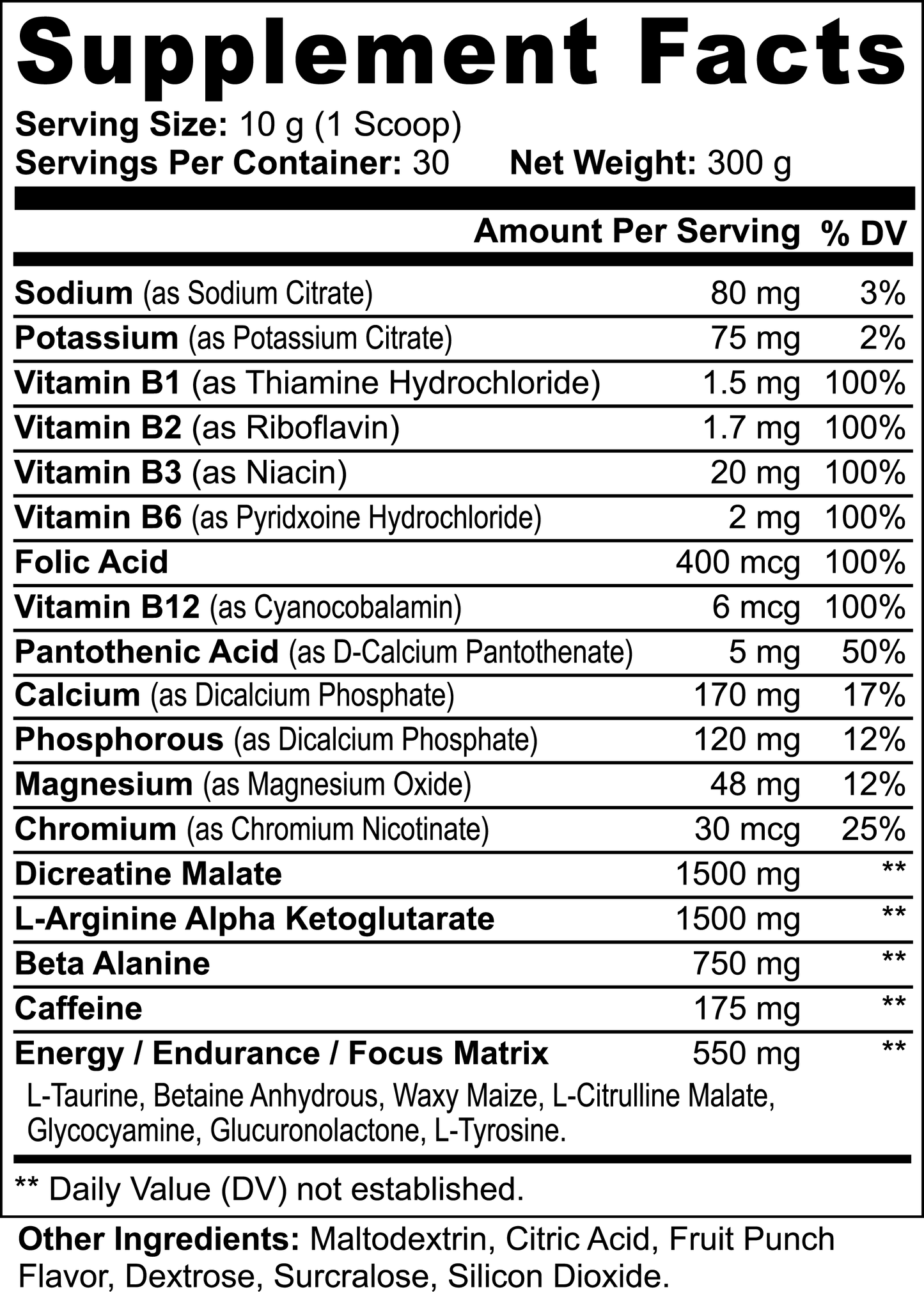 Ignite Core Pre-Workout
