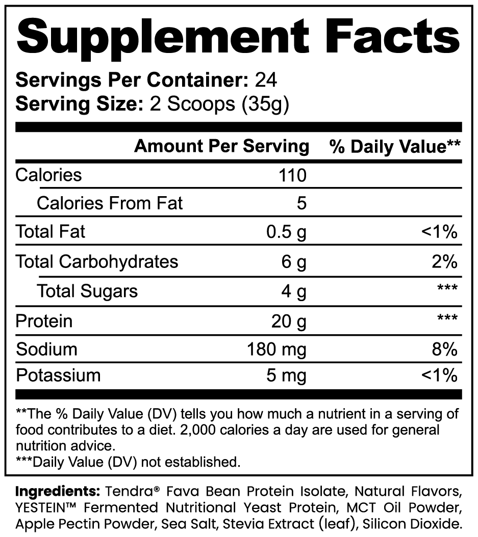 Gut-Friendly Plant Protein, Vanilla