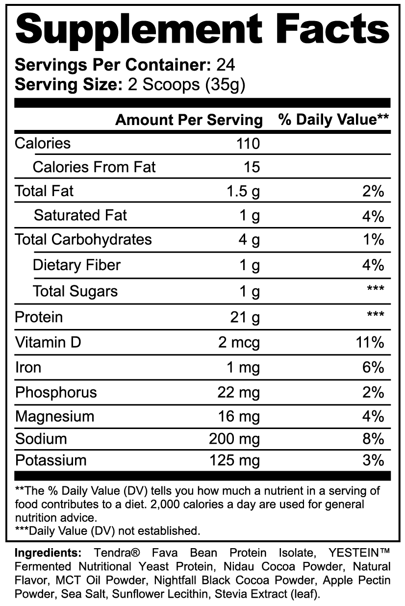 Gut-friendly Plant Protein, Chocolate