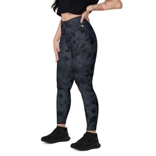 Noir Bloom Recycled Leggings